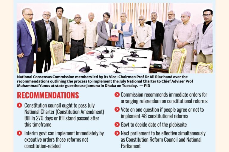 7月の総選挙中または選挙前に国民投票で憲章を批准