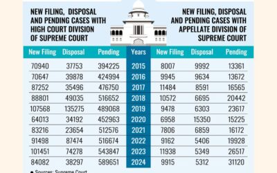 最高裁判所、50万件の訴訟で行き詰まり