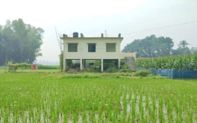 水田の真ん中にある地域診療所