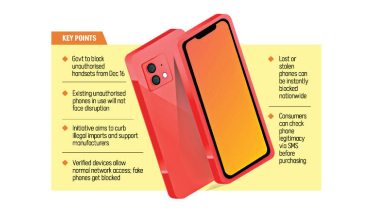 12月16日から無許可の携帯電話がブロックされる