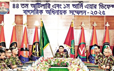 第44回砲兵連隊と第1軍防空連隊の年次司令官会議2025