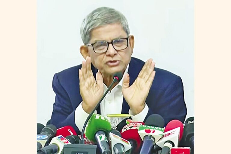 BNP、選挙前の国民投票を拒否