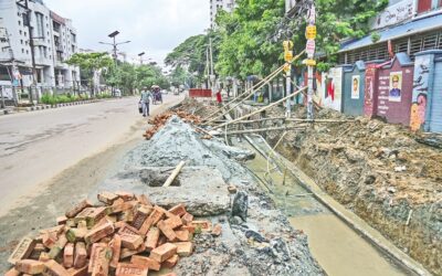 首都カクライル地区の主要道路の一部