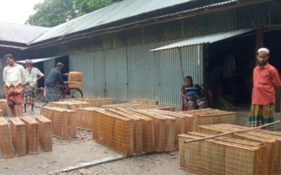 イスラムプールで急速に衰退する竹・籐工芸