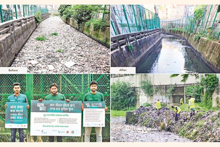 フットステップスBDとバーガーペイントがハザリバグの運河清掃活動を開始