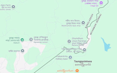 ミャンマー国境の向こうから銃声が聞こえる