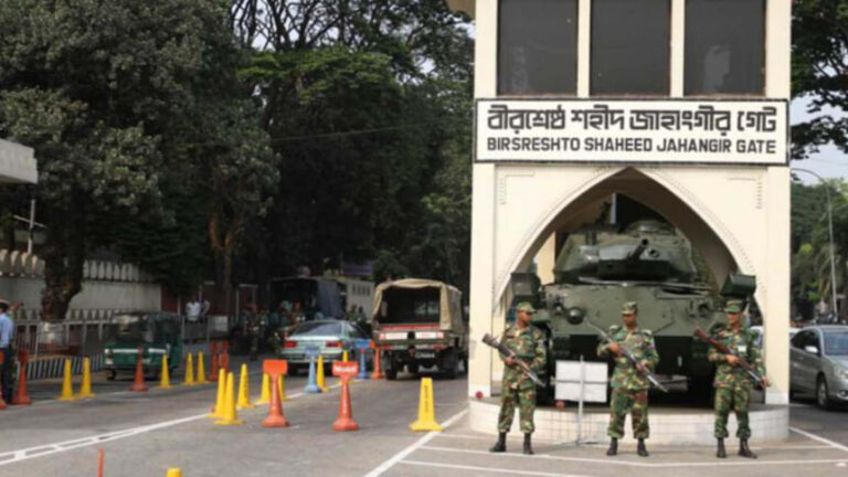 陸軍将校に対するICT事件：ダッカ駐屯地に副刑務所設置を宣言