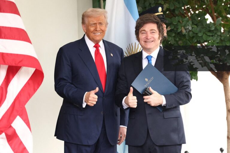 ミレイ氏が敗北した場合、米国はアルゼンチンを援助しない