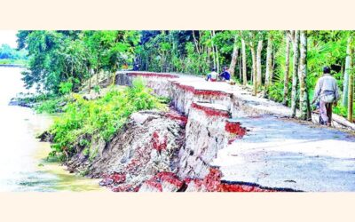 マドゥマティ川とナバガンガ川の浸食が悲惨な破壊を引き起こしている