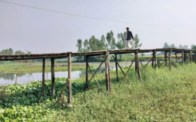 ぐらぐらする橋が地元住民を危険にさらす