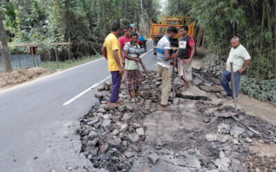 ラルモニルハット-ブリマリ道路が危険に