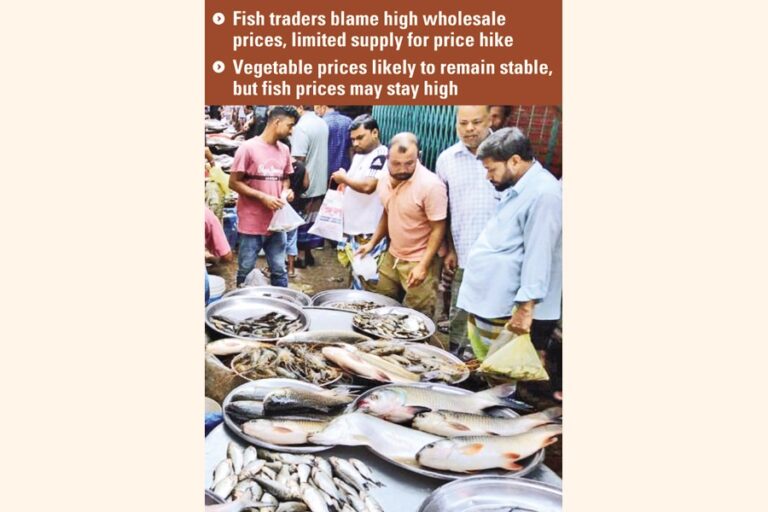 魚の価格が高騰、野菜と卵の価格は先週下落