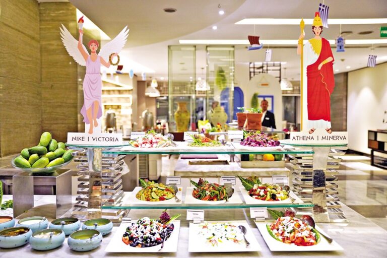 ル メリディアンがギリシャ料理フェスティバルを開催