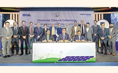 BRAC銀行とIDCOLがBCRECLに大規模太陽光発電所向けに6,700万ドルのシンジケートローンを融資