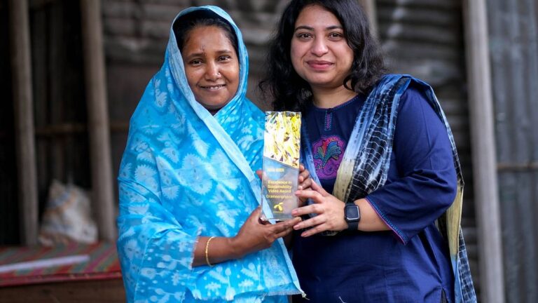 グラミンフォンの「Kagojer Kolom」がGSMA「優秀持続可能性ビデオ賞」を受賞