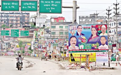 さまざまな政党のポスター