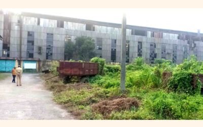 かつて繁栄していたシャヤンプール製糖工場は5年間も操業停止状態にあった