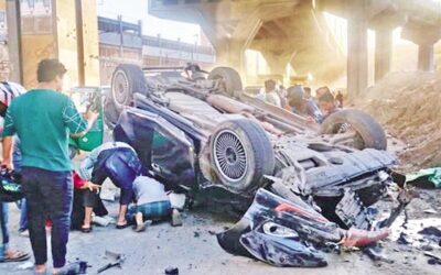 CTGの交通事故で男性が死亡