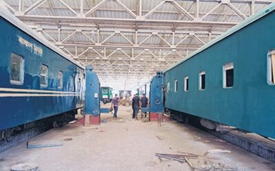 列車が生まれ変わる場所