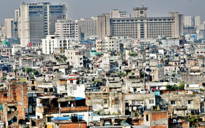 パニックに陥った街