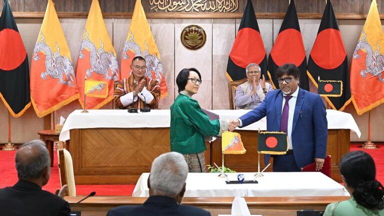 バングラデシュとブータンが2つの覚書に署名