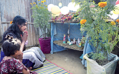 祝祭の中で祝われるクリスマス