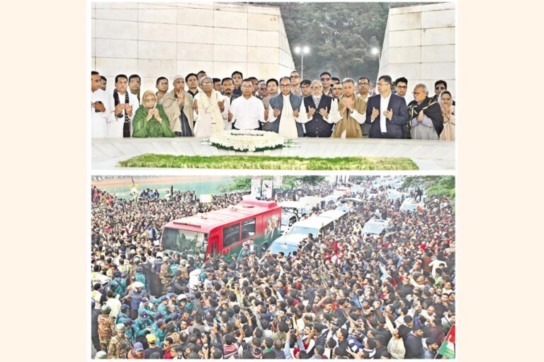 タリク・ラフマンのジアウル・ラフマンへの追悼