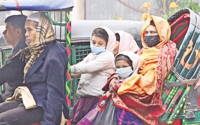 ダッカの気温は13.5℃まで低下