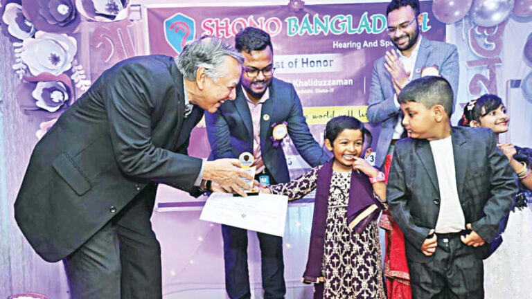 ガイベ・オラ、シュンベ・プリティビ：聴覚障害のある子どもたちが音楽の力を再定義する