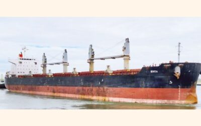 米国産小麦56,890トンの積荷がCTG港に到着