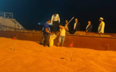 57,000トンの米国産小麦が到着