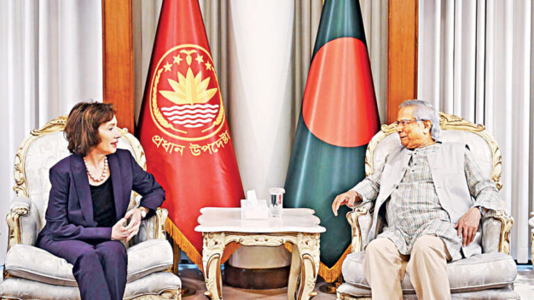 ユヌス氏、自由で公正かつ平和的な選挙を誓う