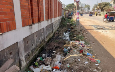 ノアカリ市：排水システムの不備で住民が苦しんでいる