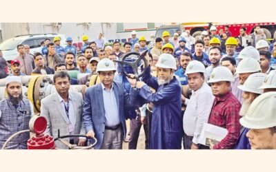 ハビガンジ第5井の改修により、国営ガス網へのガス供給が増加