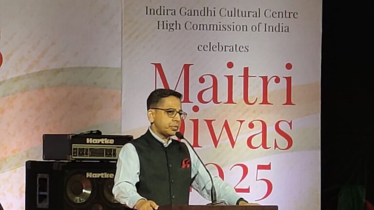 インド高等弁務官事務所がマイトリ・ディワスを祝う