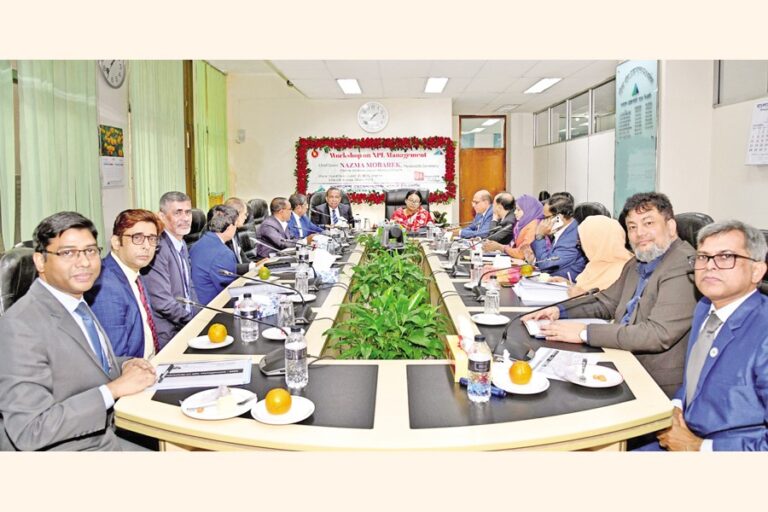 バングラデシュ開発銀行の「不良債権管理」に関するワークショップ