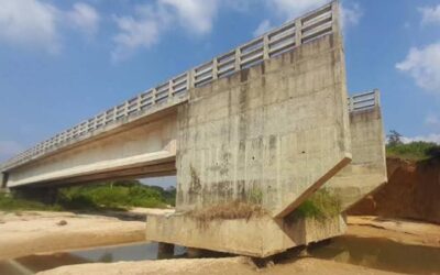 シレットで長年待ち望まれていた橋が未完成のまま