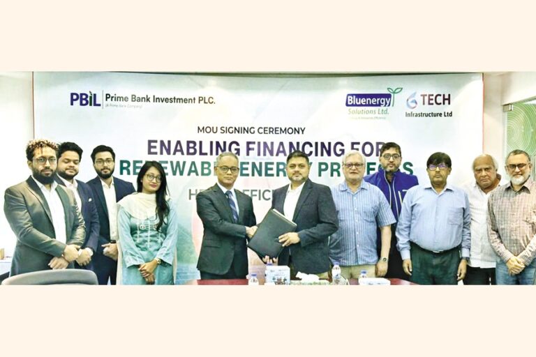 プライムバンク・インベストメント、再生可能エネルギーの促進に向けブルーエナジーおよびGテックと覚書を締結