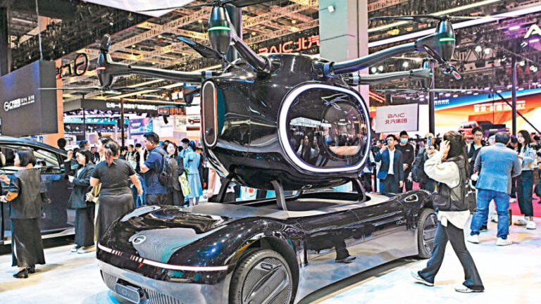 電気自動車の優れた能力が中国の空飛ぶ車産業の飛躍を後押し
