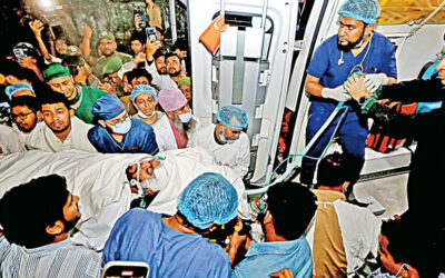 ダッカ8の候補者ハディが白昼堂々射殺される