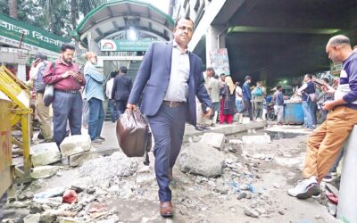メトロレールのバングラデシュ事務局駅