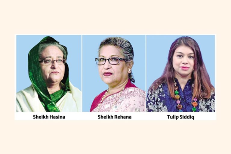 元英国大臣チューリップ氏、叔母ハシナ氏、母レハナ氏とともに投獄