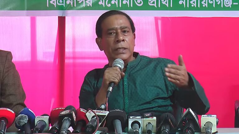 BNPのマスドゥザマン氏、「安全保障問題」を理由に選挙から撤退