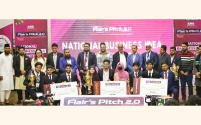 フレアーのピッチ2.0、チッタゴン大学でグランドファイナルでトップイノベーターを選出