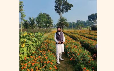 ジャショアのガドカリの花卉ビジネスは40億タカを超える可能性あり