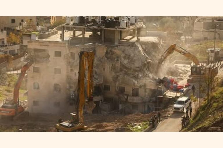 イスラエル、東エルサレムの住宅を破壊