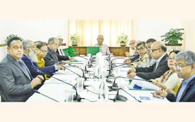 ムハマド・ユヌス教授が経済発展と予算支出に関する高レベル会議を主宰