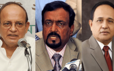 アンワル・ホセイン・マンジュ氏、ルフル・アミン・ハウラダー氏、カジ・フィロズ・ラシッド氏、国政選挙への参加を拒否