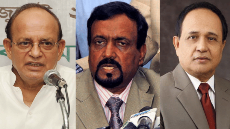 アンワル・ホセイン・マンジュ氏、ルフル・アミン・ハウラダー氏、カジ・フィロズ・ラシッド氏、国政選挙への参加を拒否