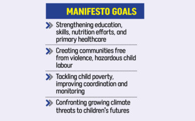 12政党が子どもの権利に関するマニフェストに署名